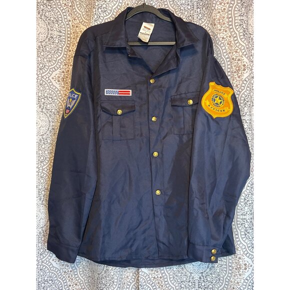 Mens Police Officer Uniform Costume Set Navy Blue Size M By Spooktacular Creatio - Picture 3 of 7